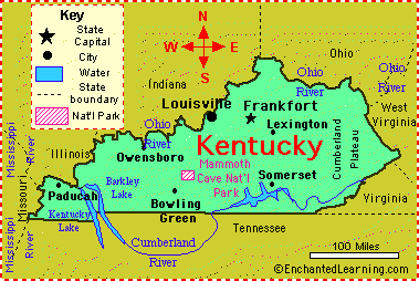 kentucky 5 map